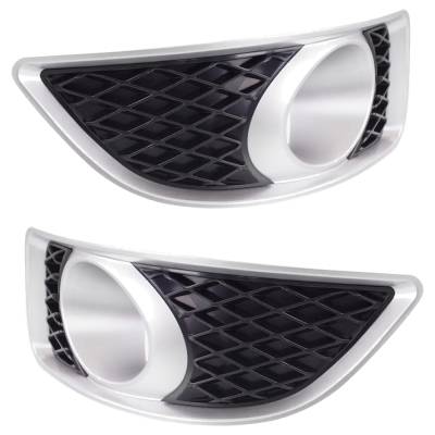 Rareelectrical - New Front Left And Front Right Fog Light Trim Compatible With Chevrolet Malibu Ss 6 Cyl 3.9L Malibu - Image 3