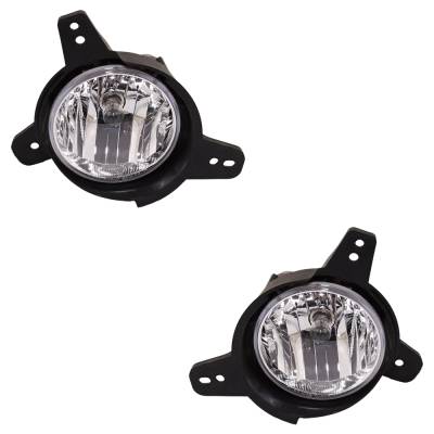 New Front Left And Front Right Fog Light Compatible With Chevrolet Sonic Ls 4 Cyl 1.8L Sonic Lt 4
