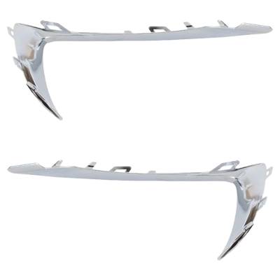 Rareelectrical - New Pair Of Grille Trim Compatible With Chevrolet Cruze Lt 4 Cyl 1.6L Cruze Lt 4 Cyl 1.4L 2019 By - Image 5