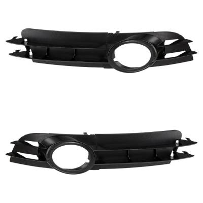 Front Fog Light Trim Pair Compatible With 2005-2008 Audi A6 Base 3.2L (06-08) Quattro Base 3.2L