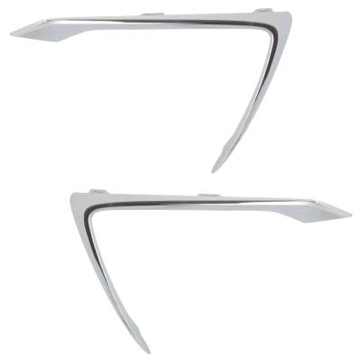 Rareelectrical - New Pair Of Grille Trim Compatible With Chevrolet Cruze Diesel 4 Cyl 1.6L Cruze Lt 4 Cyl 1.6L 2019 - Image 3