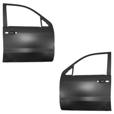 Rareelectrical - New Front Left Outer And Front Right Outer Door Panel Compatible With Chevrolet Gmc Sierra 1500 - Image 2