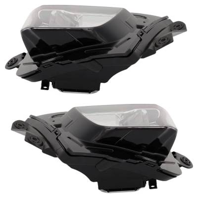 Rareelectrical - New Pair Of Driving Light Compatible With Cadillac Xts Luxury 2018-2019 By 84628079 Gm2562116 - Image 5