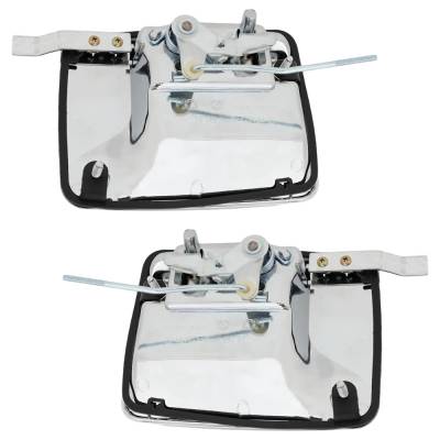 Rareelectrical - Set Of 2 Rear Exterior Door Handle Compatible With 1999-2016 Ford E-450 Ford E-350 F-550 F-450 F-250 - Image 4