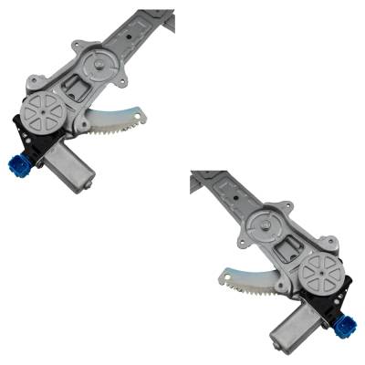 Rareelectrical - New Rear Left And Rear Right Window Regulator Compatible With Infiniti Nissan M37 Base 6 Cyl 3.7L - Image 2