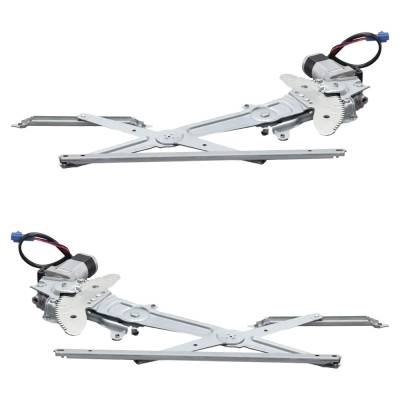 Front Left And Front Right Window Regulator Compatible With Toyota Tundra Base Tundra Limited