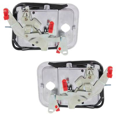 Rareelectrical - Front Driver And Passenger Side Exterior Door Handle Compatible With 1991-2009 Freightliner Fld112 - Image 5