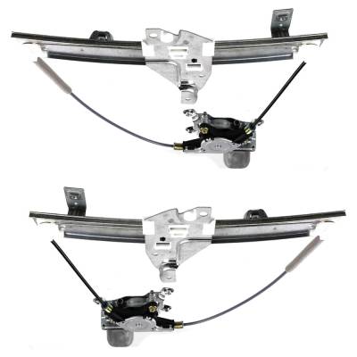 Rareelectrical - New Rear Left And Rear Right Window Regulator Compatible With Chevrolet Impala Base 6 Cyl 3.4L Monte - Image 7