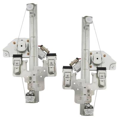 Rareelectrical - New Rear Left And Rear Right Window Regulator Compatible With Chrysler Dodge Charger Se 6 Cyl 3.5L - Image 4