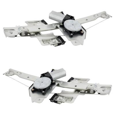 Rareelectrical - New Rear Left And Rear Right Window Regulator Compatible With Chrysler Dodge 300 S 8 Cyl 5.7L Magnum - Image 2