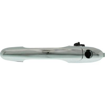 Front Driver Side Exterior Door Handle Compatible With 1957-2019 Fiat 500 Chrome With Key Hole