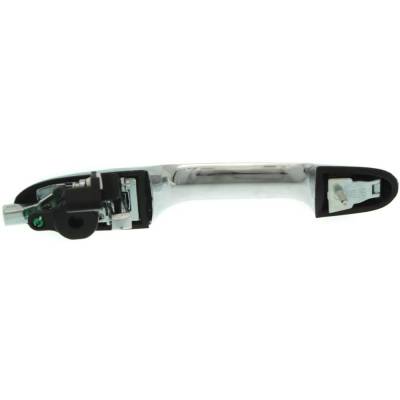Rareelectrical - Front Left (Driver Side) Exterior Door Handle Compatible With 1957-2019 Fiat 500 Chrome With Key - Image 5