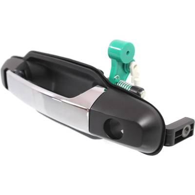 Rareelectrical - Left Front Exterior Door Handle Compatible With 2003-2009 Kia Sorento Chrome Lever With Primed Bezel - Image 2