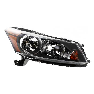 Right Passenger Headlight Assembly Compatible With 2008-2012 Honda Accord Lx-P Sedan 2.4L K24z3