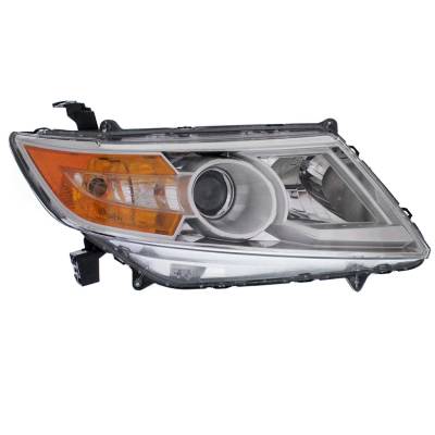 2011-2013 Honda Odyssey Right Passenger Hid Headlamp Assembly Compatible With Mini Van Partslink