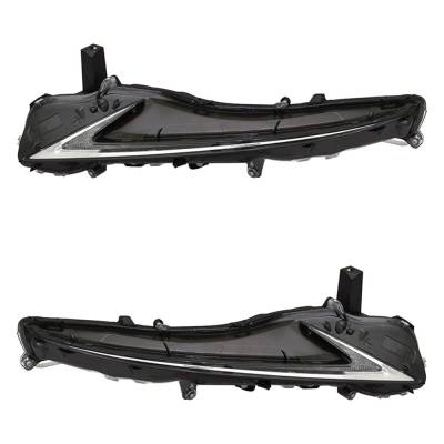 Led Daytime Running Light Assembly Right Left Pair Compatible With 2017-2020 Lexus Is300 Sedan