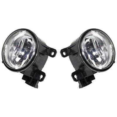Rareelectrical - New Pair Of Daytime Running Lights Compatible With Honda Accord Cr-Z Civic Fit Pilot Ridgeline - Image 2