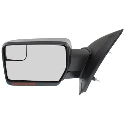 Side Mirror Compatible With 2011-2014 Ford F-150 3.5L 3.7L V6 Duratec Ti-Vct Boss Left Driver Side