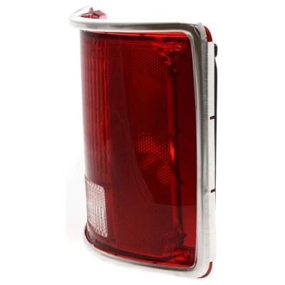 Rareelectrical - New Right Passenger Side Tail Light Lens Compatible With 1975-1980 Chevrolet K20 Custom Deluxe 4.1L - Image 3