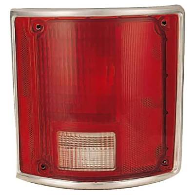 New Right Side Halogen Tail Light Lens Compatible With Chevrolet K3500 Custom 1979-1986 Pickup Truck
