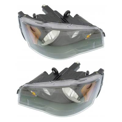 Rareelectrical - New Pair Of Halogen Headlights Compatible With Chrysler Town & Country S Mini Passenger Van 4 Door - Image 5