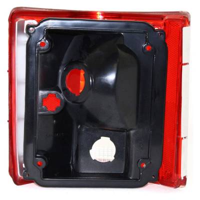 Rareelectrical - New Right Passenger Side Tail Light Lens Compatible With 1979-1986 Chevrolet C1500 Big Ten Pickup - Image 2
