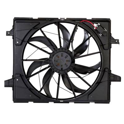 Rareelectrical - New Radiator Condenser Fan Assembly Compatible With 2012-2016 Jeep Grand Cherokee Srt 6.4L V8 - Image 2