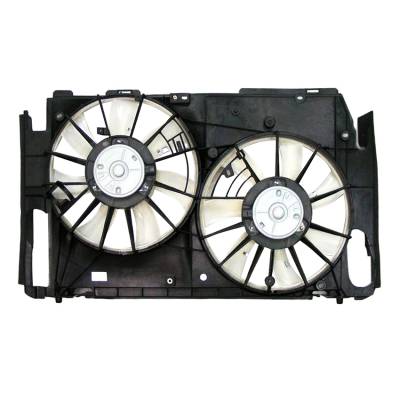 Rareelectrical - New Dual Cooling Fan Assembly Compatible With 2006-2008 Toyota Rav4 2.4L I4 2Az-Fe 2362Cc Base Sport - Image 2