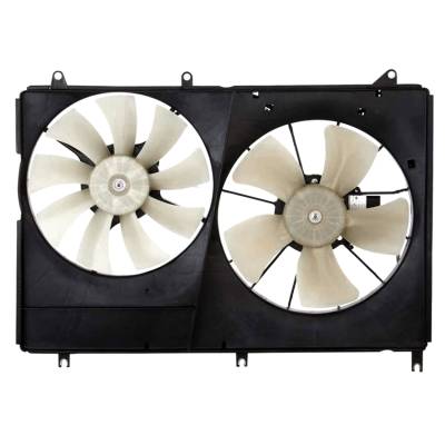 New Dual Cooling Fan Assembly With Shroud Compatible With 2004-2008 2010-2011 Mitsubishi Endeavor