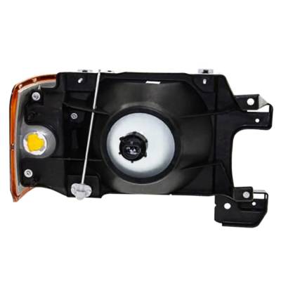 Rareelectrical - New Headlamp Compatible With Ford F-Series Left Front 1987-1991 F-150 F-250 F-350 Bronco 4.9L 300 I6 - Image 2