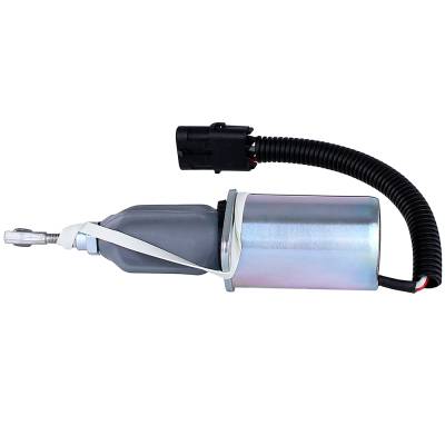 Rareelectrical - Fuel Shutdown Solenoid Compatible With Cummins 4B 6B 6C 5.9L 8.3L Ford Komatsu Vw Sa-4764-12 - Image 4