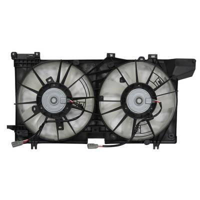 Rareelectrical - New Dual Radiator Condenser Fan Assembly Compatible With 2015-2019 Subaru Legacy Outback 2.5L H4 - Image 2