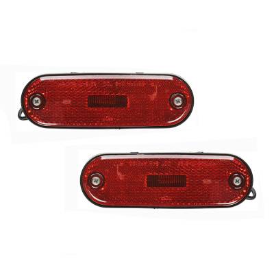 New Pair Of Reflector Lights Compatible With Toyota Rav4 1996-1997 81750-42010 8176042010 8175042010