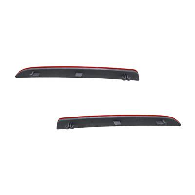 Rareelectrical - New Pair Reflectors Compatible With Ford Explorer 2016 Fb5z-15A449-B Fb5z15a449b Fo1185109 Fo1184109 - Image 2