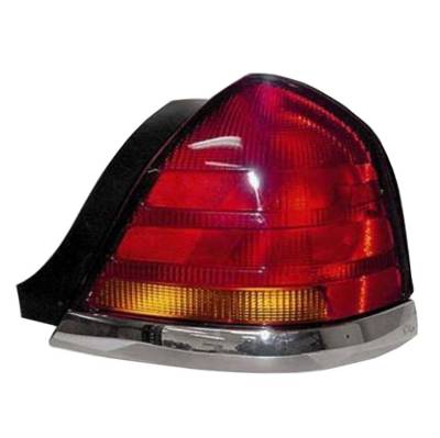Right Passenger Tail Light Compatible With 1998-2005 Ford Crown Victoria Base Lx S Police