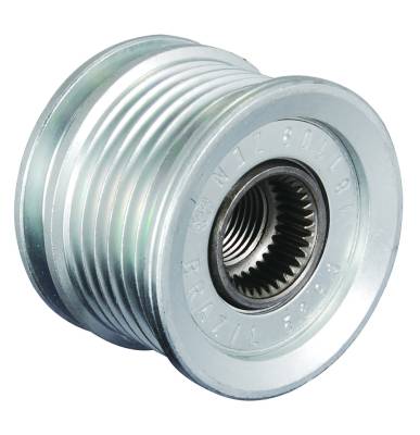 6-Groove Clutch Alternator Clutch Pulley Compatible With Freightliner Sprinter 2500 2.7L 2687Cc