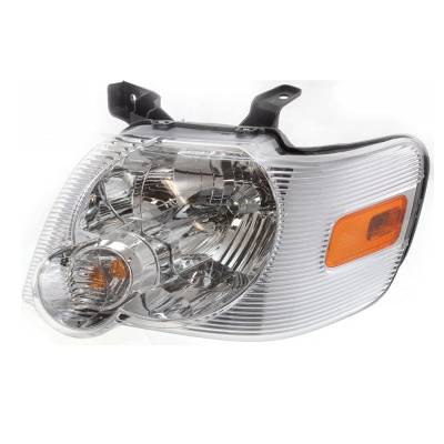 Rareelectrical - New Halogen Headlight Left Driver Compatible With 2006-2010 Ford Explorer Eddie Bauer Limited - Image 1