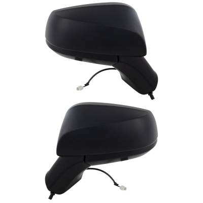 Rareelectrical - New Pair Of Mirror Compatible With Toyota Rav4 Trd Off-Road Prime Se Xle Premium Le Limited Hybrid - Image 2