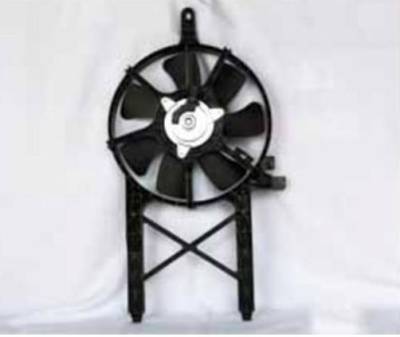 New A/C Condenser Fan Assembly With Shroud Compatible With 2005-2019 Nissan Frontier 2007-2015