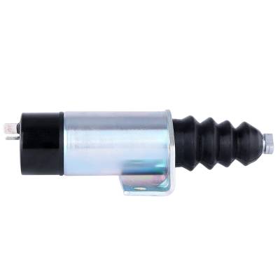 Rareelectrical - Fuel Shut Down Solenoid 12V 2-Pin Internally Switched With Bracket Compatible With Lister Petter - Image 2
