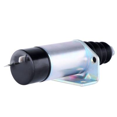 Rareelectrical - Fuel Shut Down Solenoid 12V 2-Pin Internally Switched With Bracket Compatible With Lister Petter - Image 3