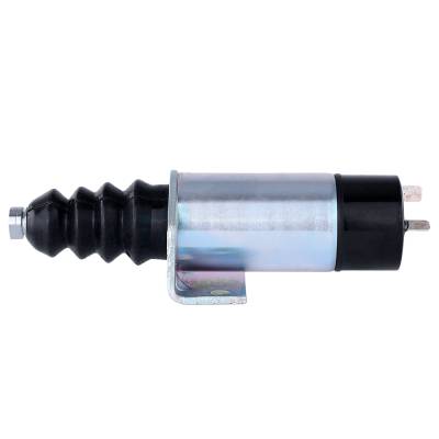 Rareelectrical - Fuel Shut Down Solenoid 12V 2-Pin Internally Switched With Bracket Compatible With Lister Petter - Image 6