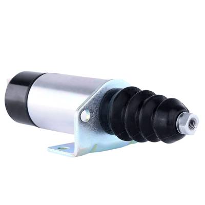 Rareelectrical - Fuel Shutdown Solenoid 12V 2-Terminal With Bracket Compatible With Deutz 1011 2011 Series Engines - Image 1