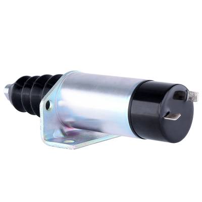 Rareelectrical - Fuel Shutdown Solenoid 12V 2-Terminal With Bracket Compatible With Deutz 1011 2011 Series Engines - Image 5