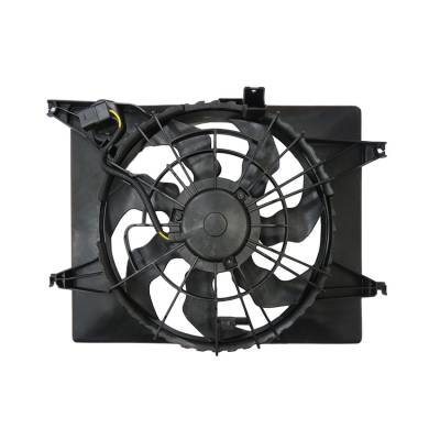 Rareelectrical - Dual Radiator And Condenser Fan Compatible With 2011-2013 Hyundai Kia Sonata Hybrid Optima Hybrid - Image 2