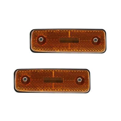 Rareelectrical - New Side Marker Light Set Of 2 Compatible With Toyota Land Cruiser 1981-1989 1990 To2550103 - Image 1