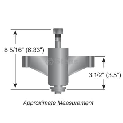 Rareelectrical - Spindle Assembly Compatible With Exmark Quest Qst22be482 Qst23kc482 48In Qst23kc522 Qst24be522 52In - Image 3