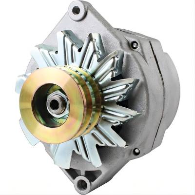Rareelectrical - 24V Delco Type Tractor Replacement Alternator 1-Wire Double Pulley - Image 2