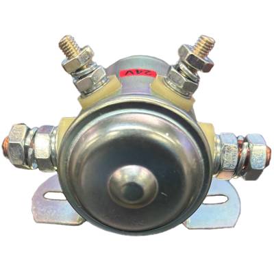 Rareelectrical - New Continuous Duty Solenoid Compatible With Cole Hersee 24063-08 24063-08Bx 15-141 24V 4-Terminal - Image 1