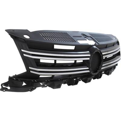Rareelectrical - New OEM Replacement Textured Black Grille Assembly Compatible With Volkswagen Tiguan Comfortline 4 - Image 2